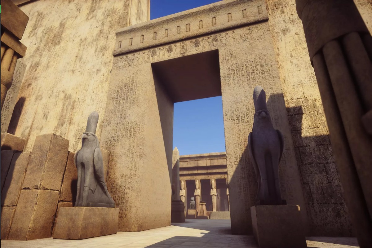 古埃及神庙场景包Modular Egyptian Temple [HDRP] 1.0